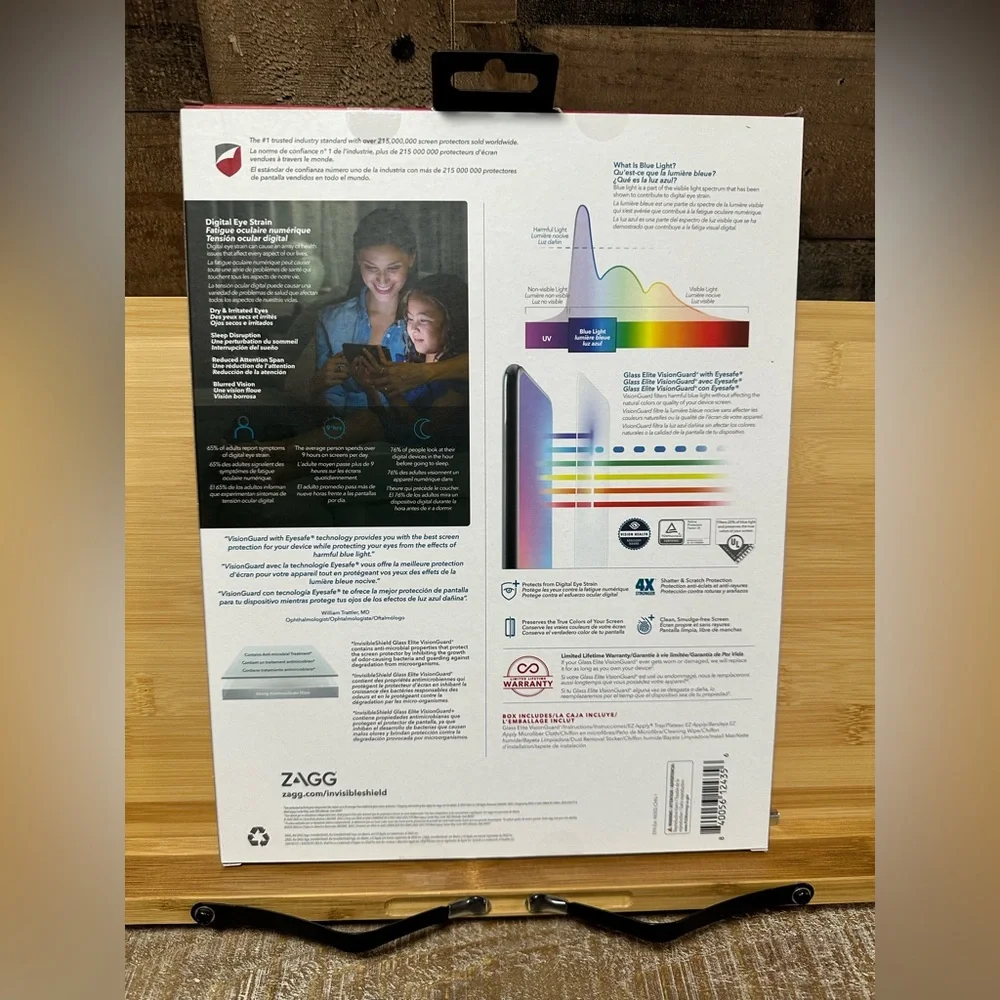 NEW ZAGG Invisible shield glass elite visionguard+ 11 inch ipad pro gen 1 & 2
